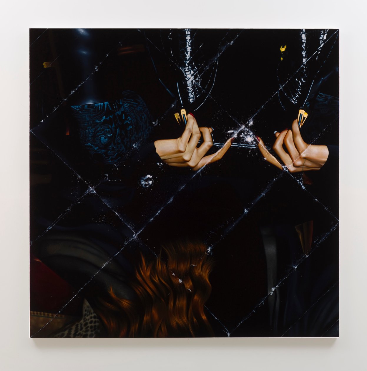 Idol Hour, 2013 (Öljy kankaalle) tekijältä Mat Collishaw