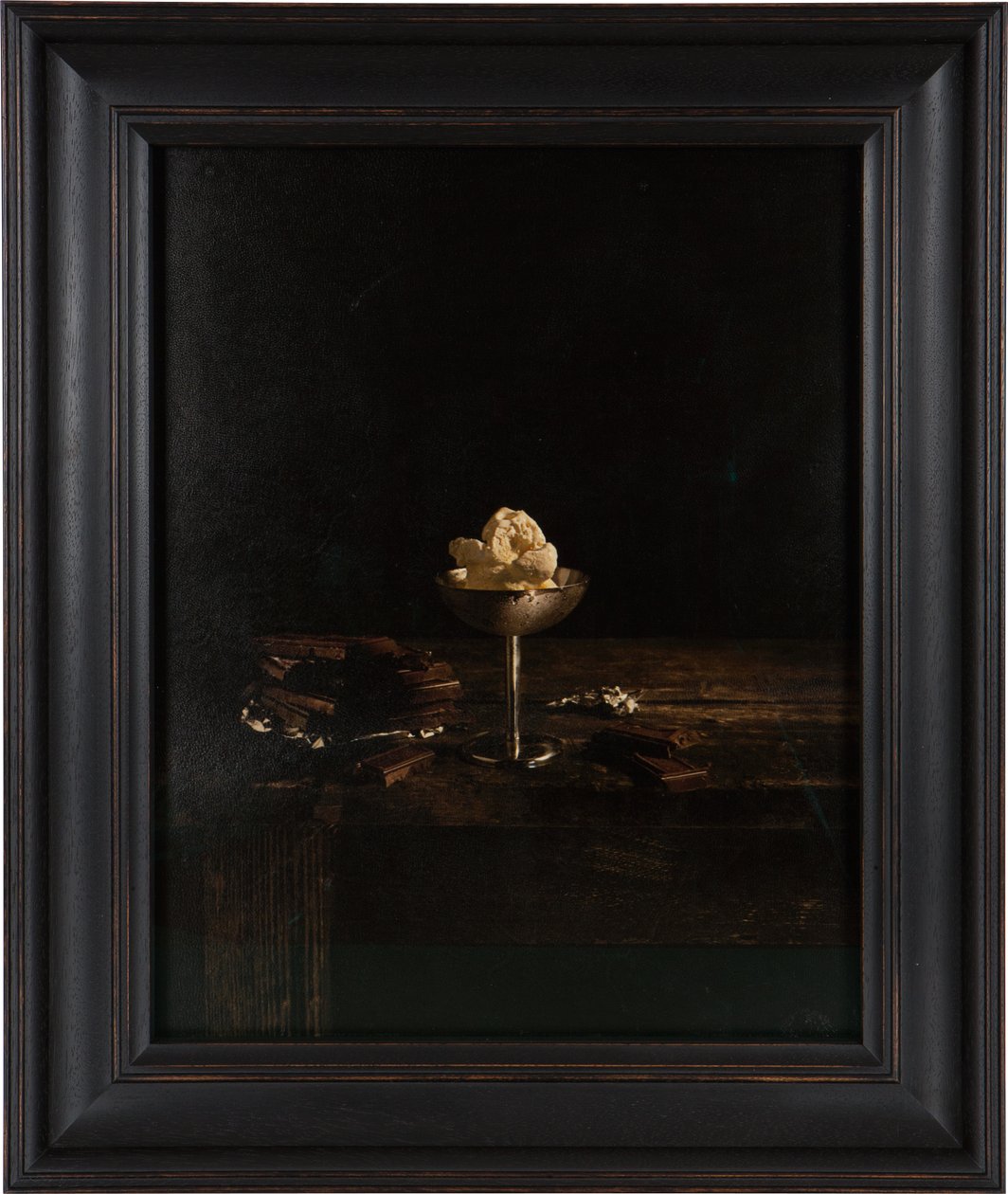 Last Meal on Death Row, Dobie Gillis Williams, 2012 (Digitaalinen siirtopainatus vuohennahkapergamentille) tekijältä Mat Collishaw