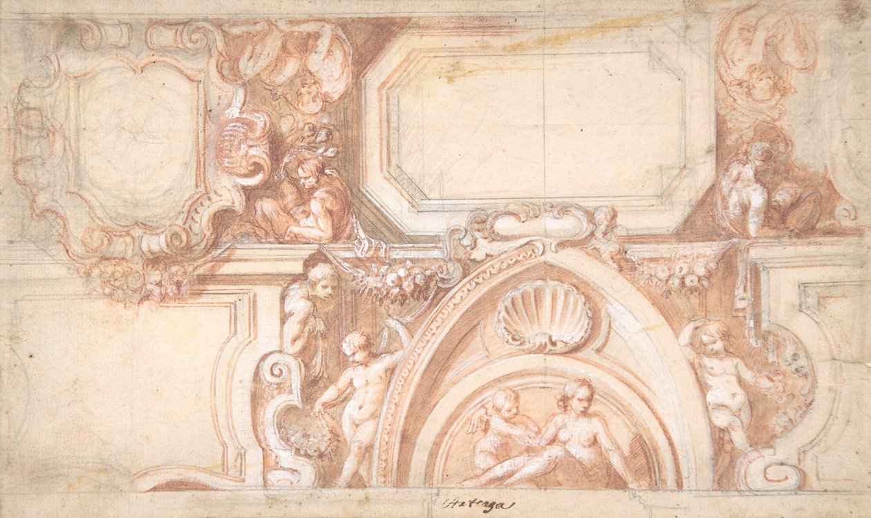 Kattosuunnittelu, 1633-1703. tekijältä Matías Arteaga y Alfaro