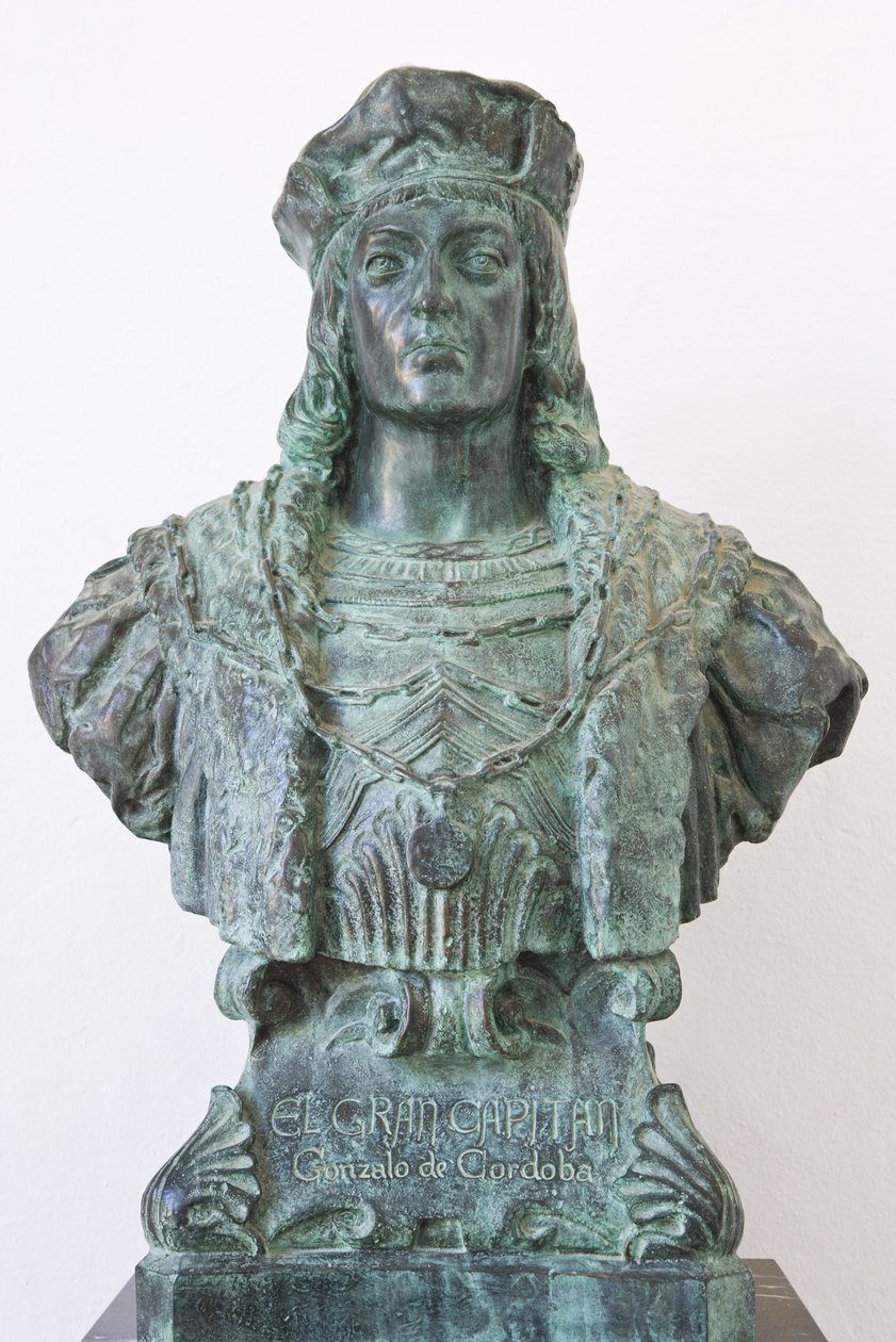 Suuri kapteeni Gonzalo de Cordoba (pronssi) tekijältä Mateo Inurria