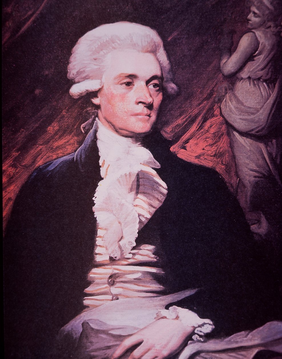 Thomas Jefferson Yhdysvaltain Ranskan-suurlähettiläänä tekijältä Mather (after) Brown