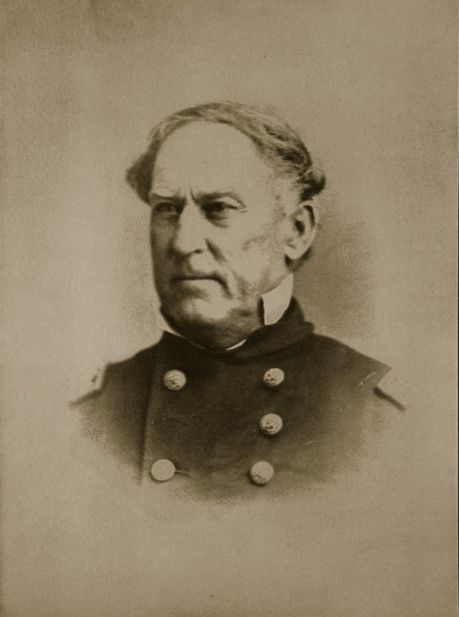 Amiraali David G. Farragut, 1861-65 tekijältä Mathew B. Brady