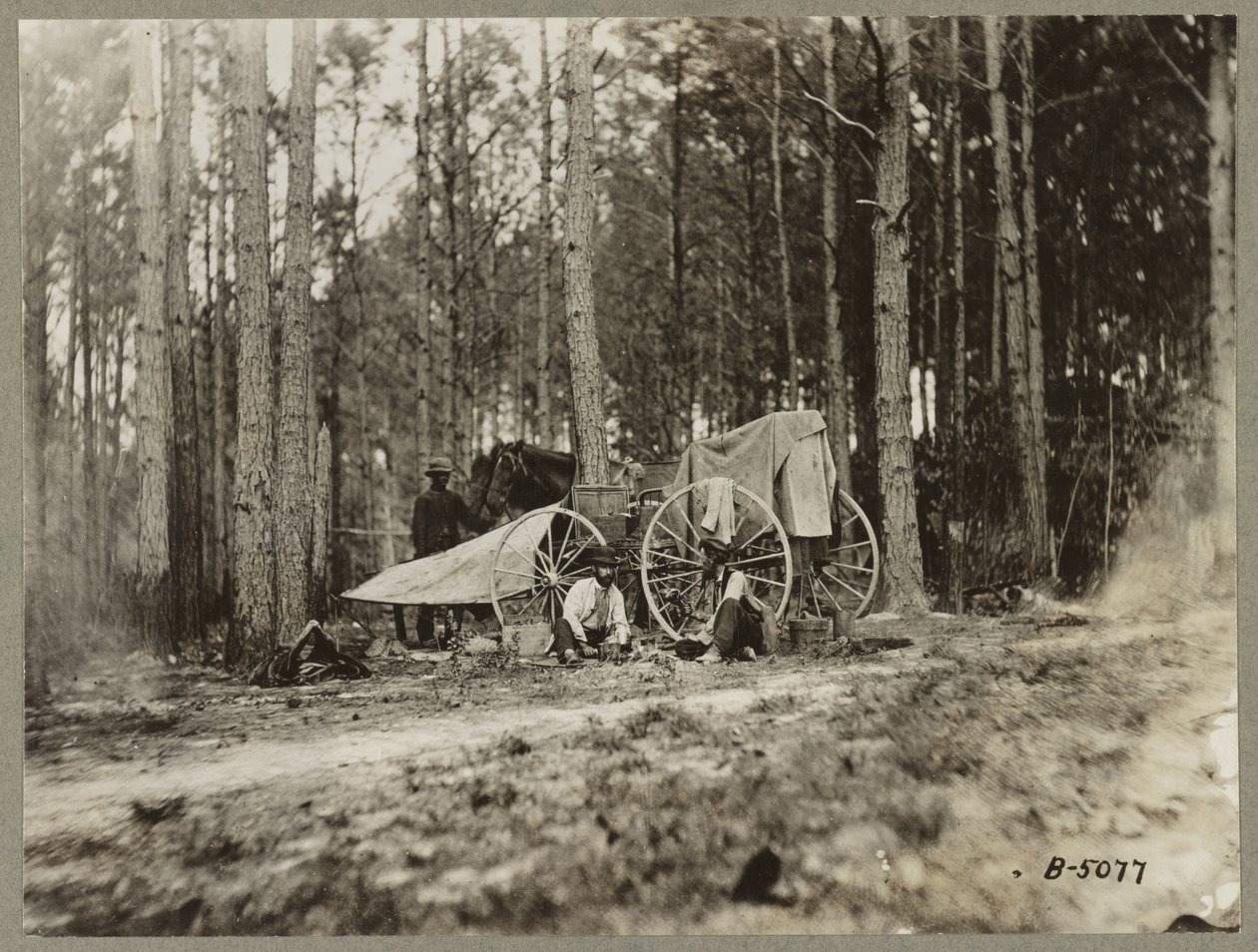 Bradyn valokuvaasu Pietarissa, Virginiassa 1864 tekijältä Mathew B. Brady