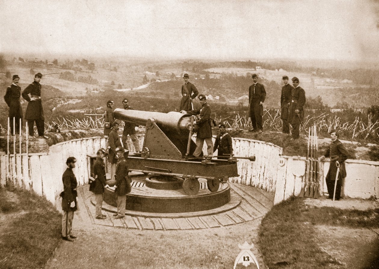 Washingtonin puolustus, Fort Totten, 1861-65 tekijältä Mathew B. Brady