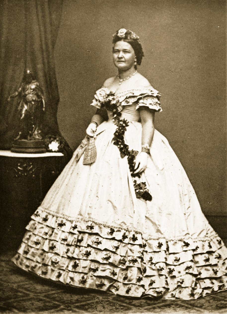 Mary Todd Lincoln, 1865 tekijältä Mathew B. Brady