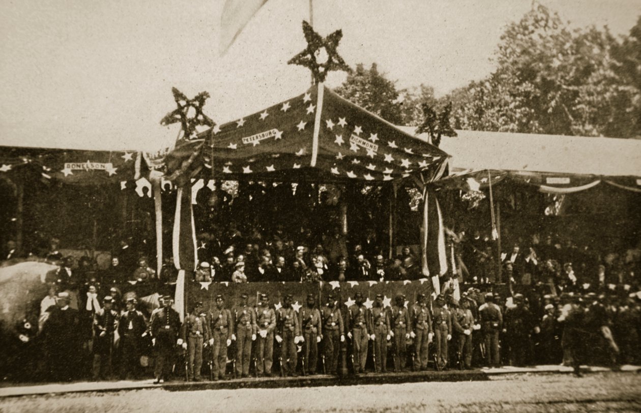 Katsotaan Washingtoniin palaavia joukkoja 1861-65 tekijältä Mathew B. Brady