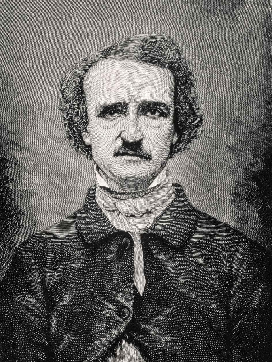 Edgar Allan Poe (1809-1849) tekijältä Mathew B. Brady