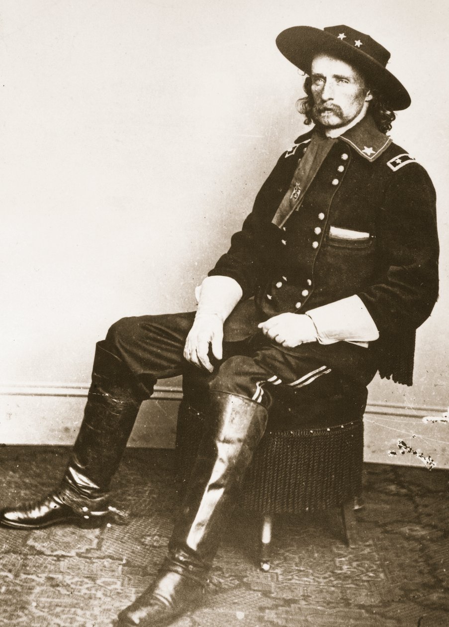 George Armstrong Custer (syväpaino) tekijältä Mathew B. Brady