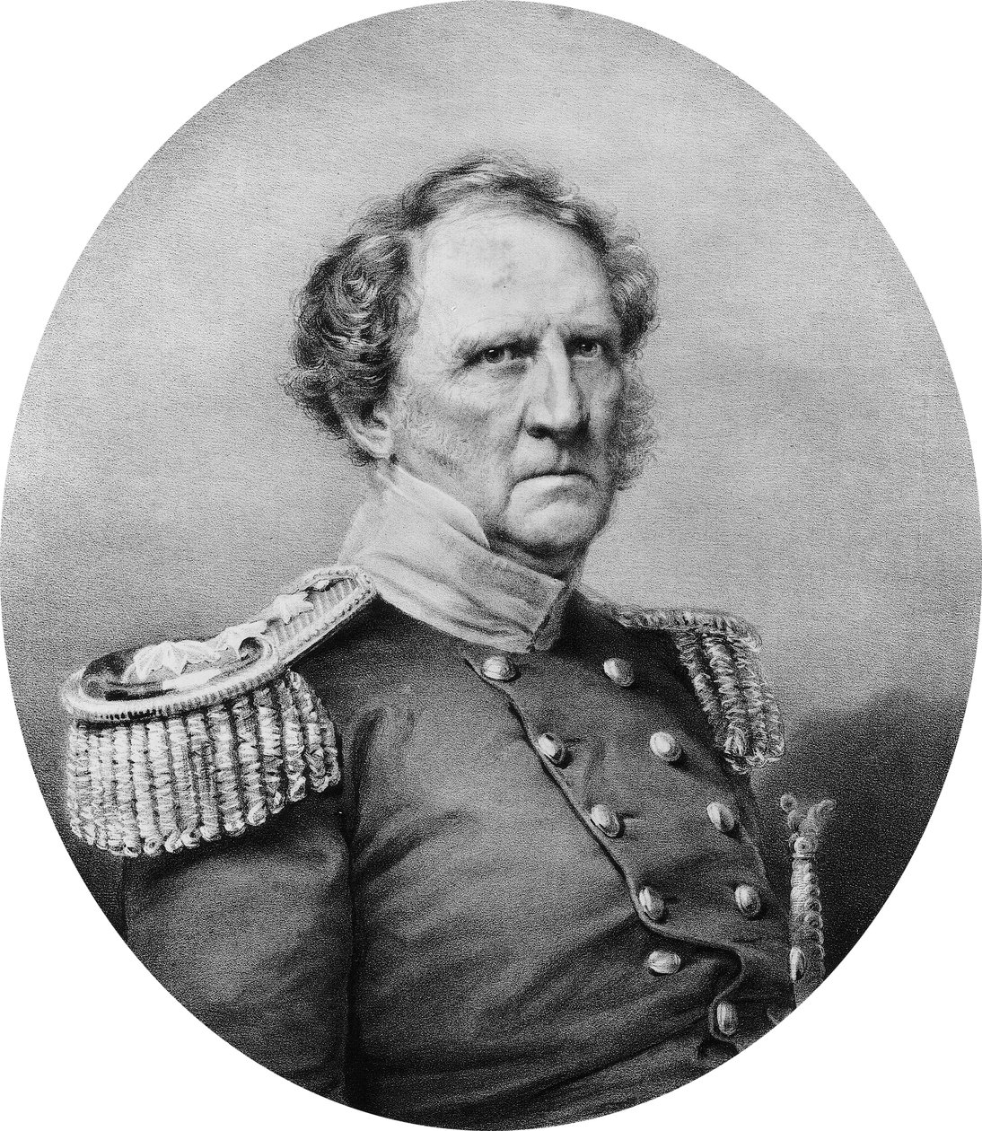 Kenraalimajuri Winfield Scott tekijältä Mathew B. Brady