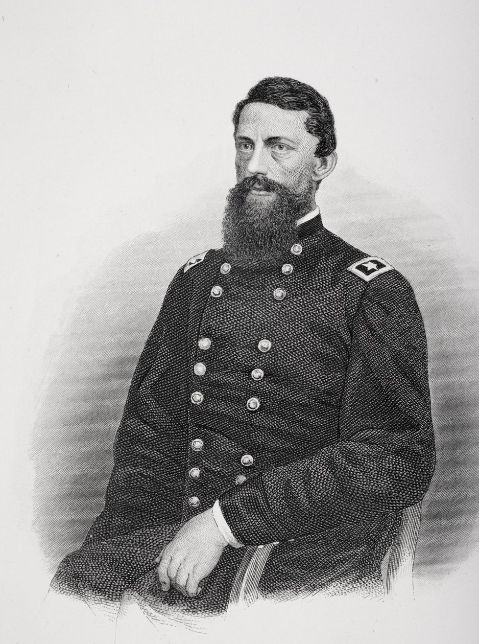 George Stonemanin (1822-94) muotokuva tekijältä Mathew B. Brady