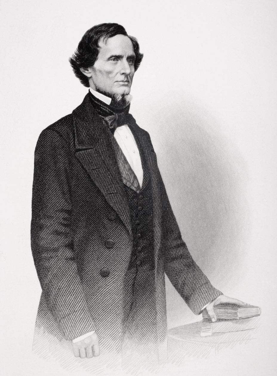 Jefferson Davisin muotokuva (1808-1889) tekijältä Mathew B. Brady