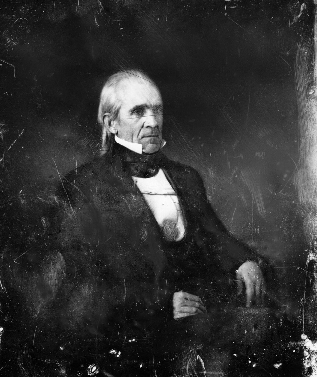 Presidentti James Knox Polk (dagerrotypia) tekijältä Mathew B. Brady