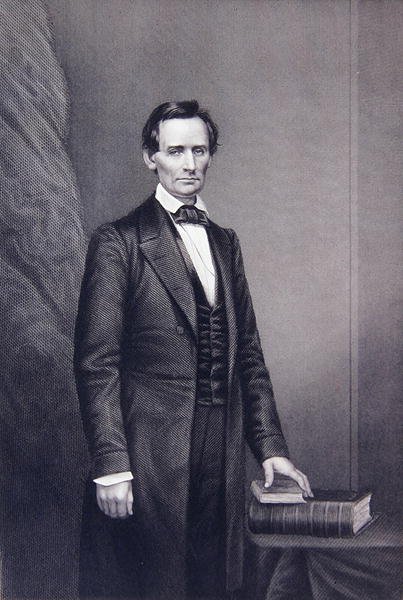 Abraham Lincoln elokuvasta The Drawing-Room Portrait Gallery of Eminent Personages tekijältä Mathew (after) Brady