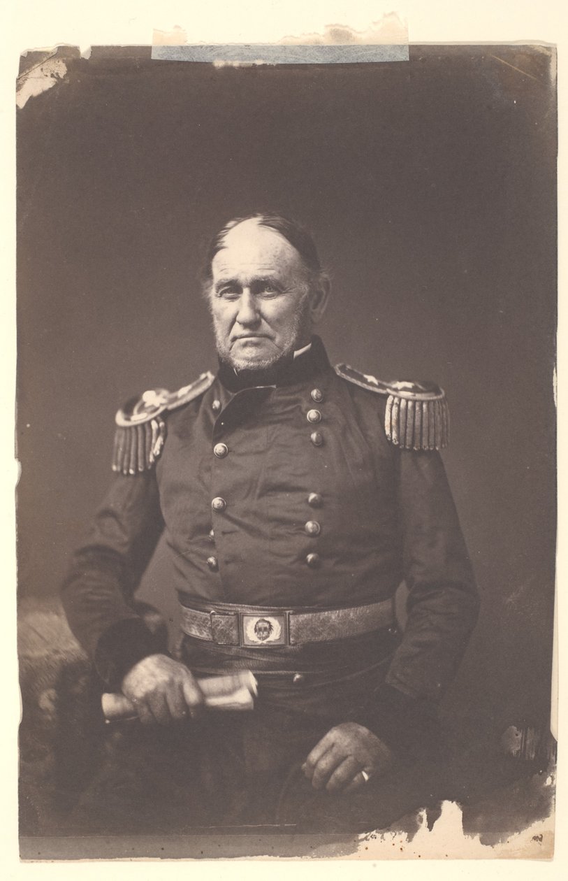 kenraalimajuri David E. Twiggs tekijältä Mathew B. Brady