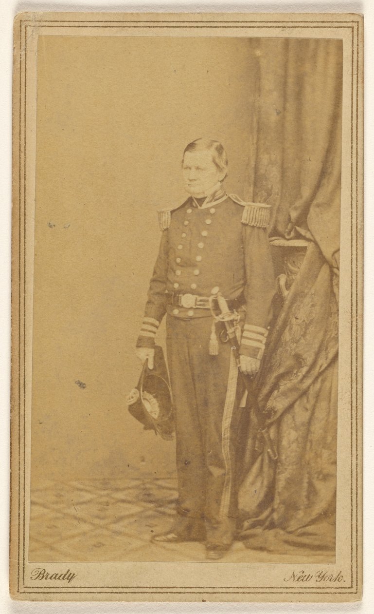 Konteradmiral Jas. Smith, U.S.N. Ch. Bu of Jacks & (---illeg.) Feb 9. 63. tekijältä Mathew B. Brady