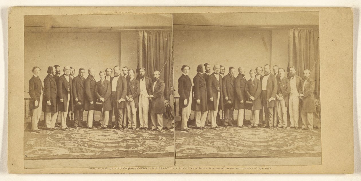[Walesin prinssi seurueineen] tekijältä Mathew B. Brady