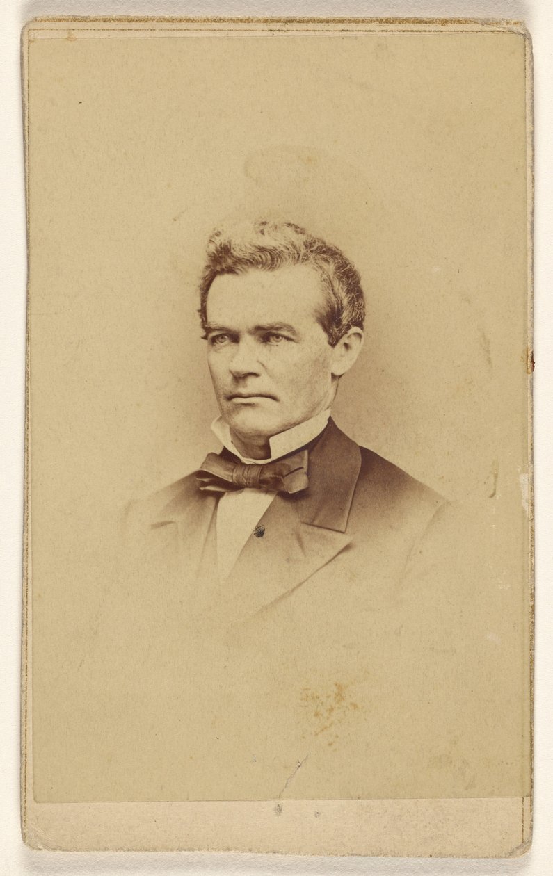 [Tunnistamaton mies, kuvattu vignettityylisesti] tekijältä Mathew B. Brady