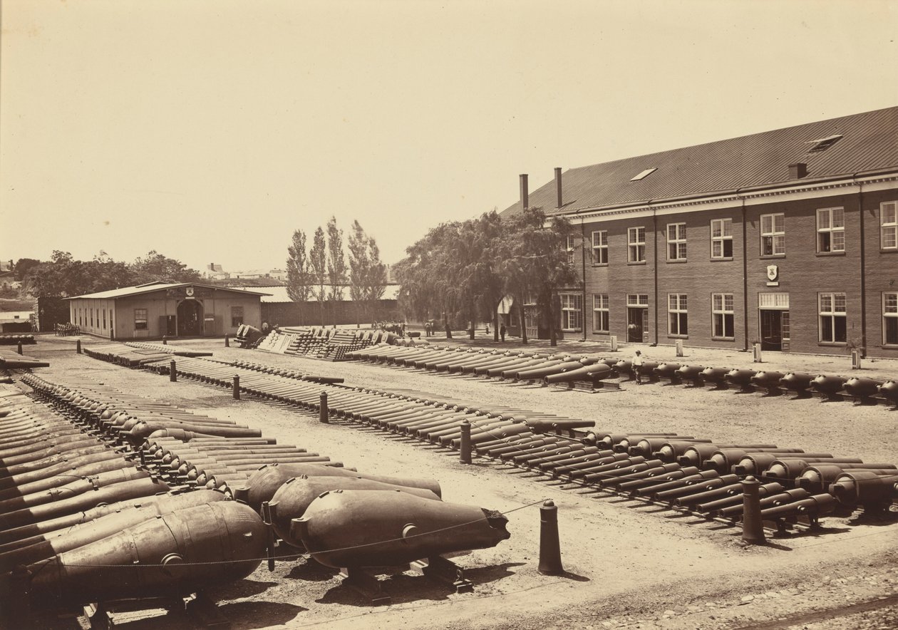 Näkymiä laivaston asevarikolta, Washington, D.C., kesäkuu tekijältä Mathew B. Brady
