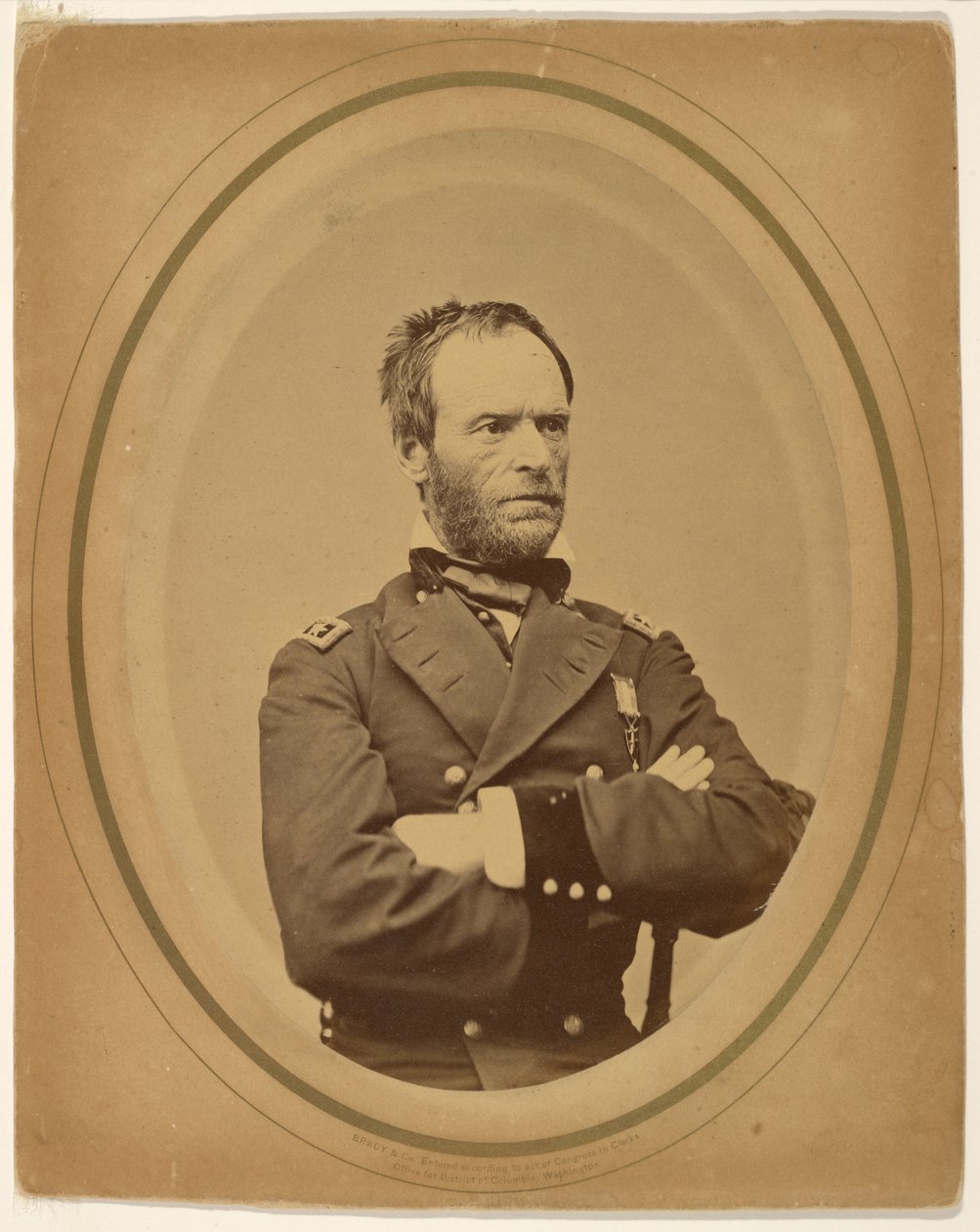 [William Tecumseh Sherman] tekijältä Mathew B. Brady