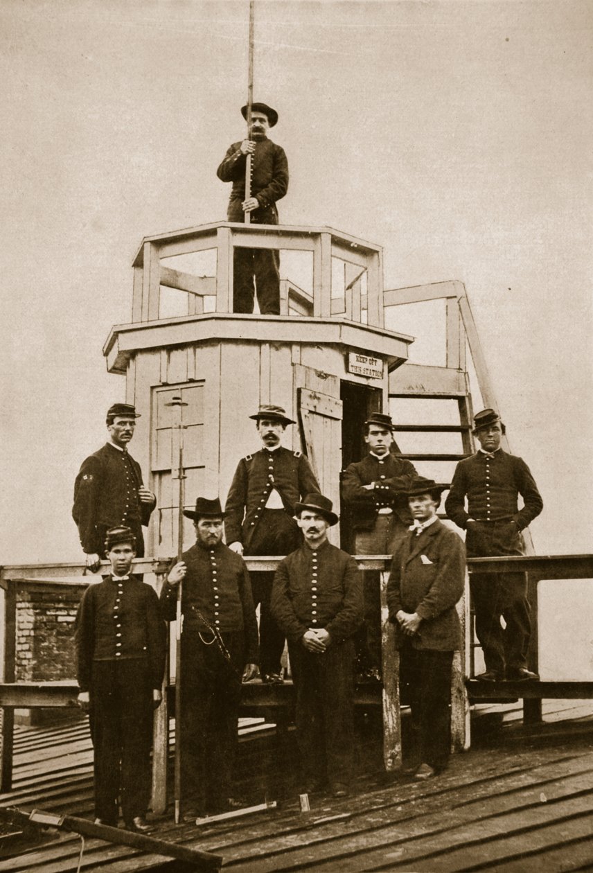Central Signal Station, Washington, D.C., 1861-65 (seepiakuva) tekijältä Mathew B. Brady