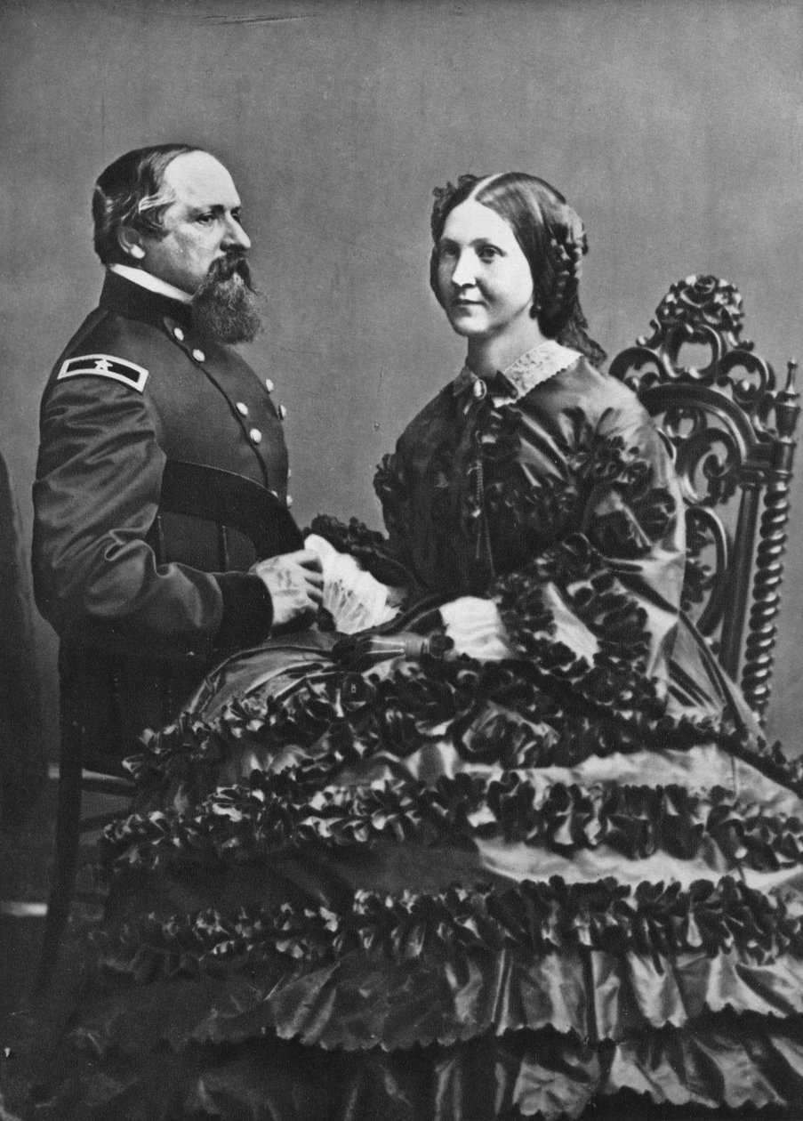 James B. ja Fannie Ricketts, 1860, 1939 tekijältä Mathew B. Brady