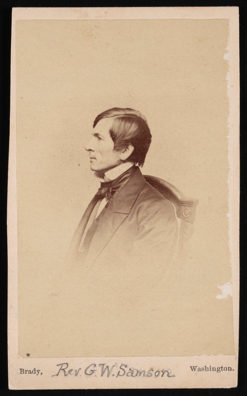 Pastori George Whitefield Samsonin muotokuva 1819-1896, ennen vuotta 1896. tekijältä Mathew Brady