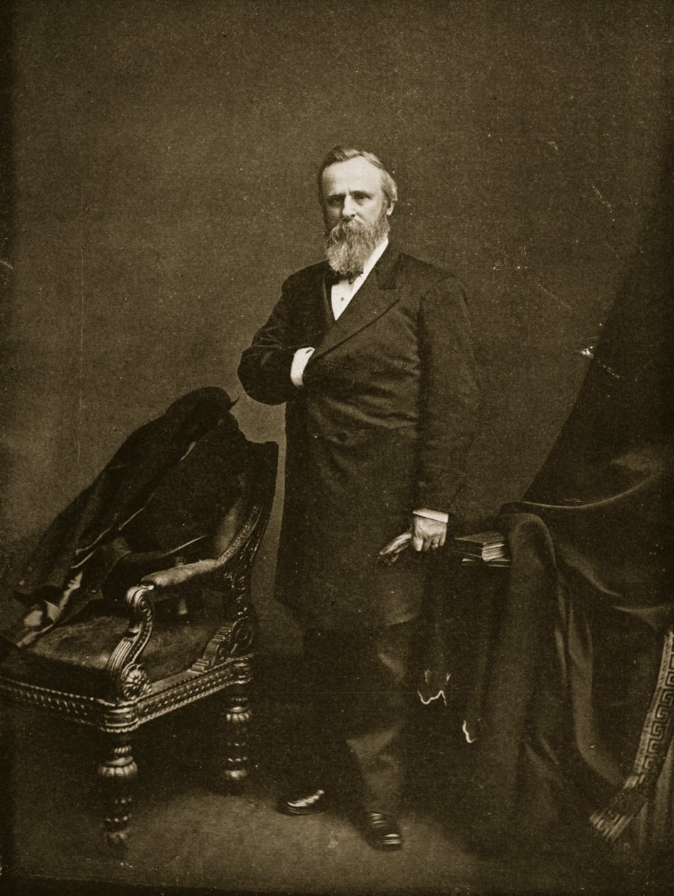 Rutherford B. Hayes ennen virkaanastumistaan presidentiksi, 1877 tekijältä Mathew B. Brady