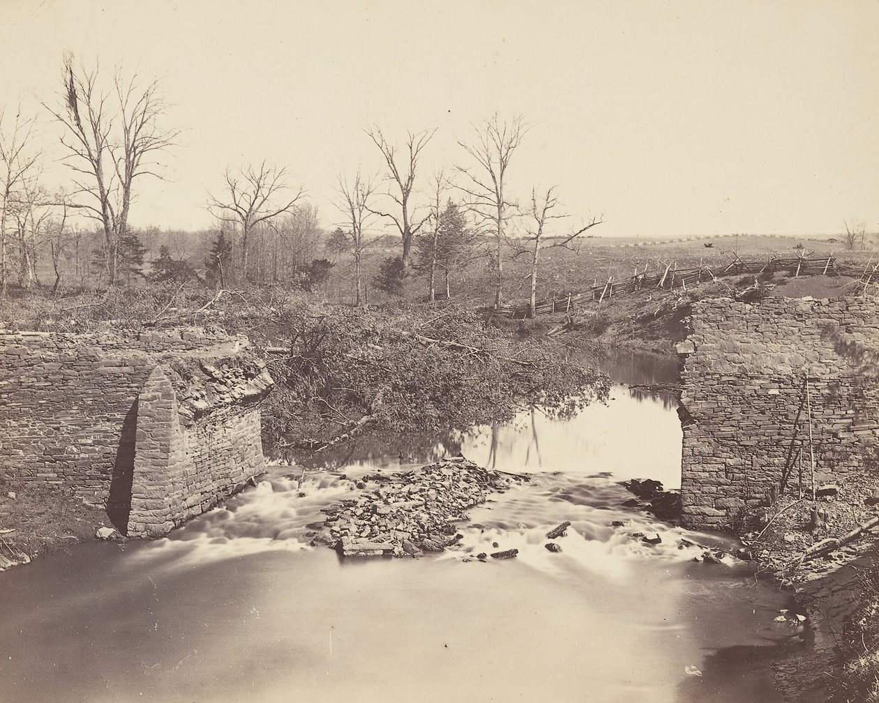 Stone Bridge - Bull Run, 1862. tekijältä Mathew Brady