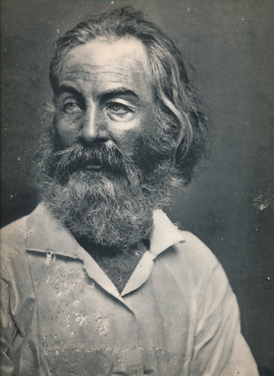 Walt Whitman, 1862, 1939 tekijältä Mathew B. Brady