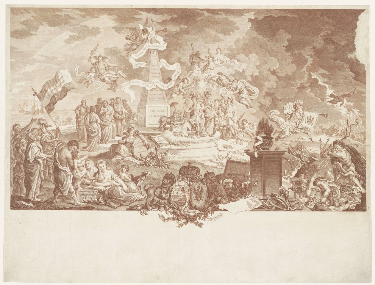 Allegoria todellisesta isänmaallisuudesta, 1788 tekijältä Mathias de Sallieth