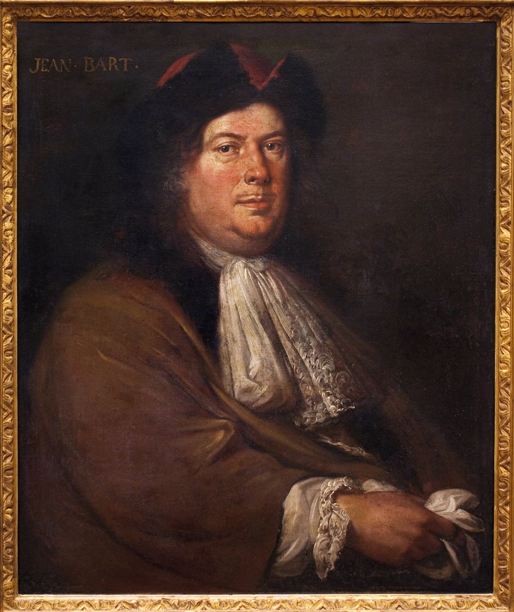Jean Bartin (1650-1702) muotokuva. Mathieu Eliasin (1658-1741) maalaus öljy kankaalle, 1700-luvun alku. ranskalainen art tekijältä Mathieu Elias