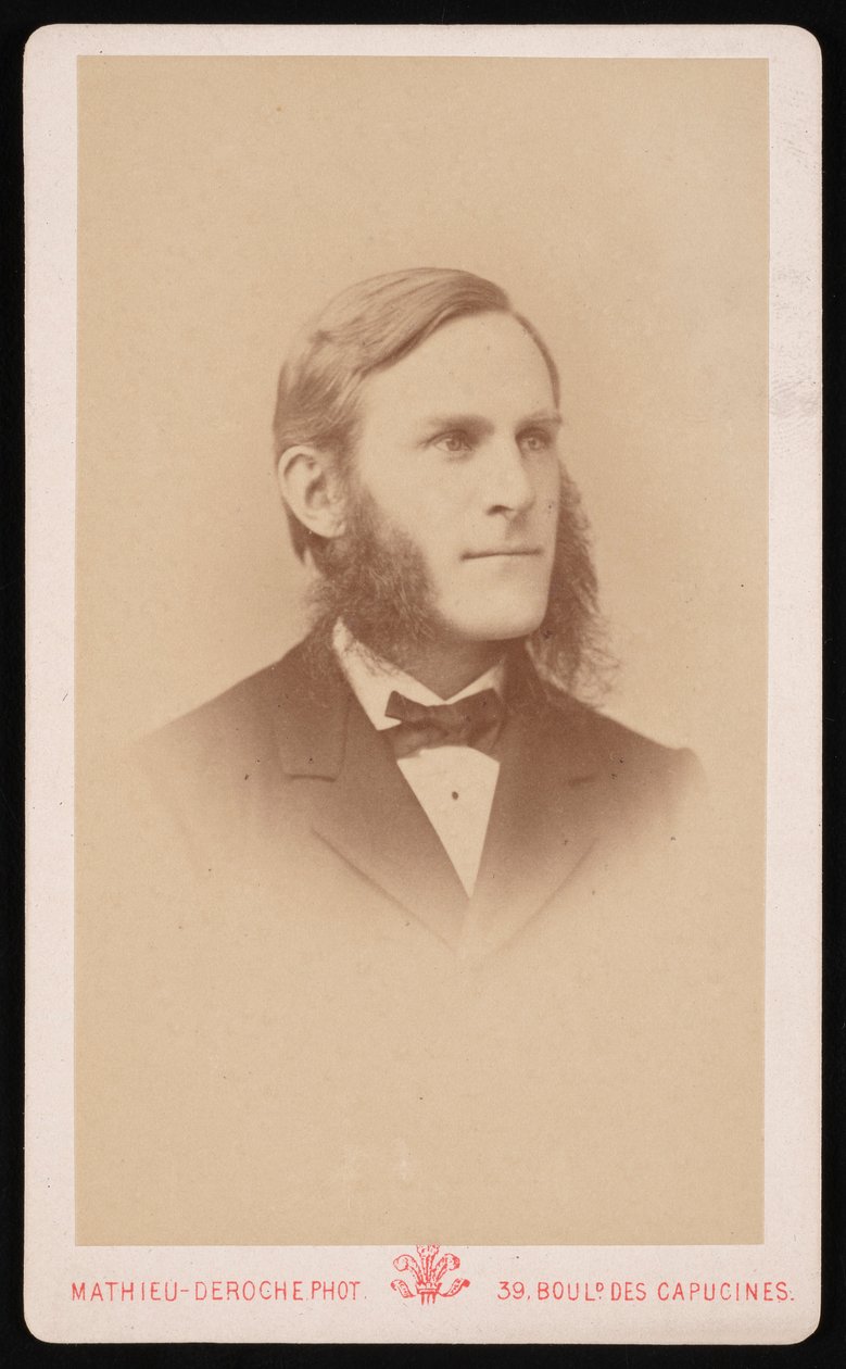 Samuel Hubbard Scudderin muotokuva 1837-1911, noin 1871. tekijältä Mathieu Deroche