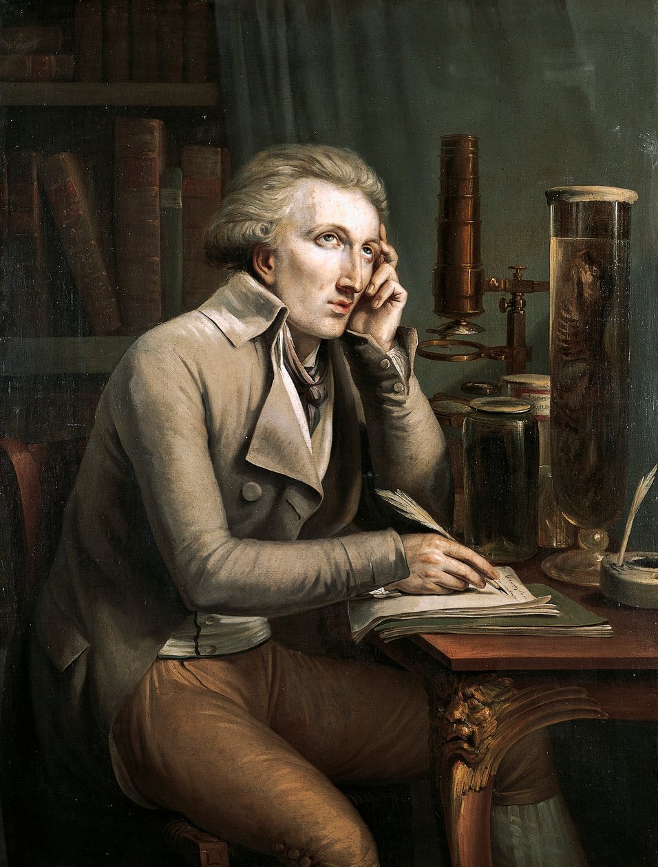 Georges Leopold Cuvierin muotokuva (Montbeliard tekijältä Mathieu Ignace van Bree