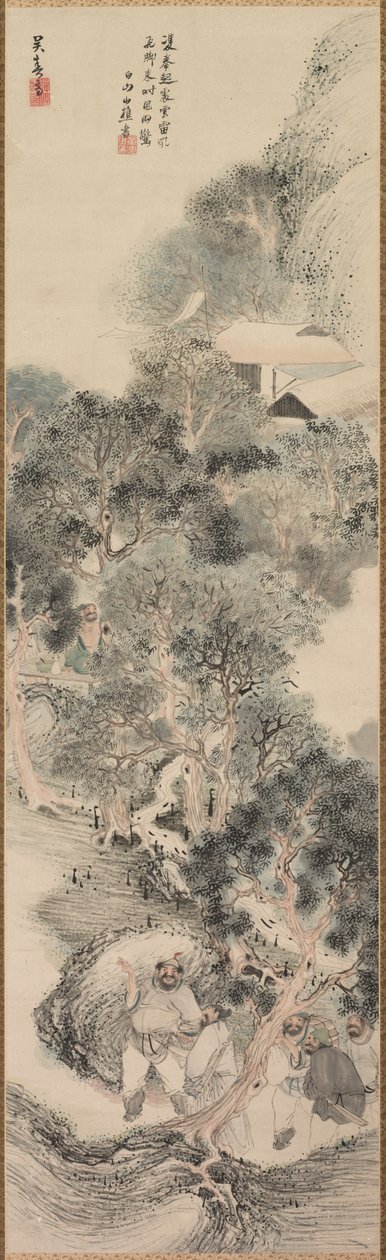 Water Margin Bandits, 1700-luvun loppu - 1800-luvun alku. tekijältä Matsumura Goshun