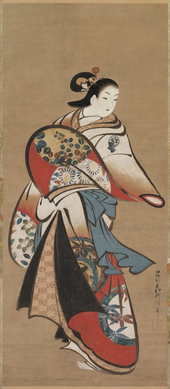 Kurtisaani, 1716-1735. tekijältä Matsuno Chikanobu