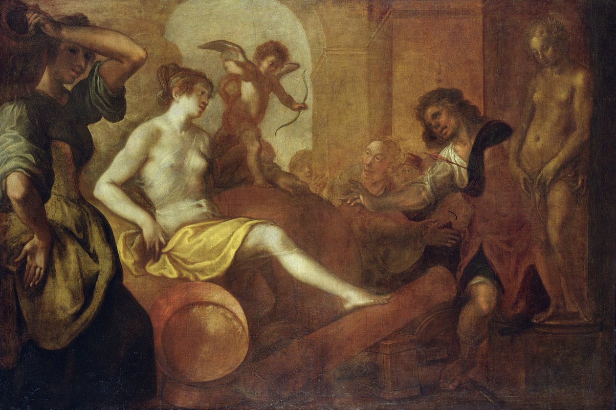 Venus in Pygmalions Workshop, 1639 tekijältä Mattaeus Gundelach