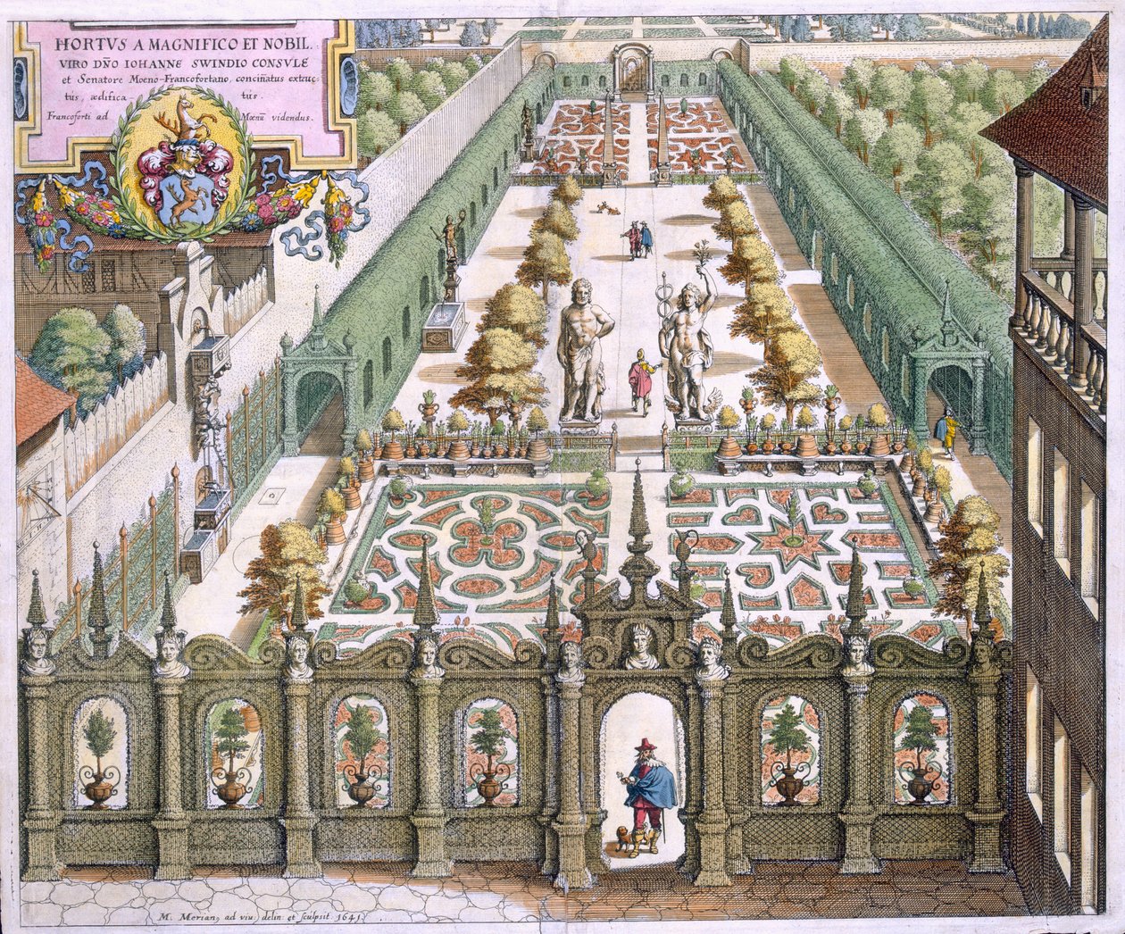 Theodore de Bryn (1528-98) Theodore de Bryn (1528-98) Florilegium Renovatum -teoksesta peräisin oleva Burgermeister Schwindin puutarha, julkaistu 1641 tekijältä Mattaus the Younger Merian