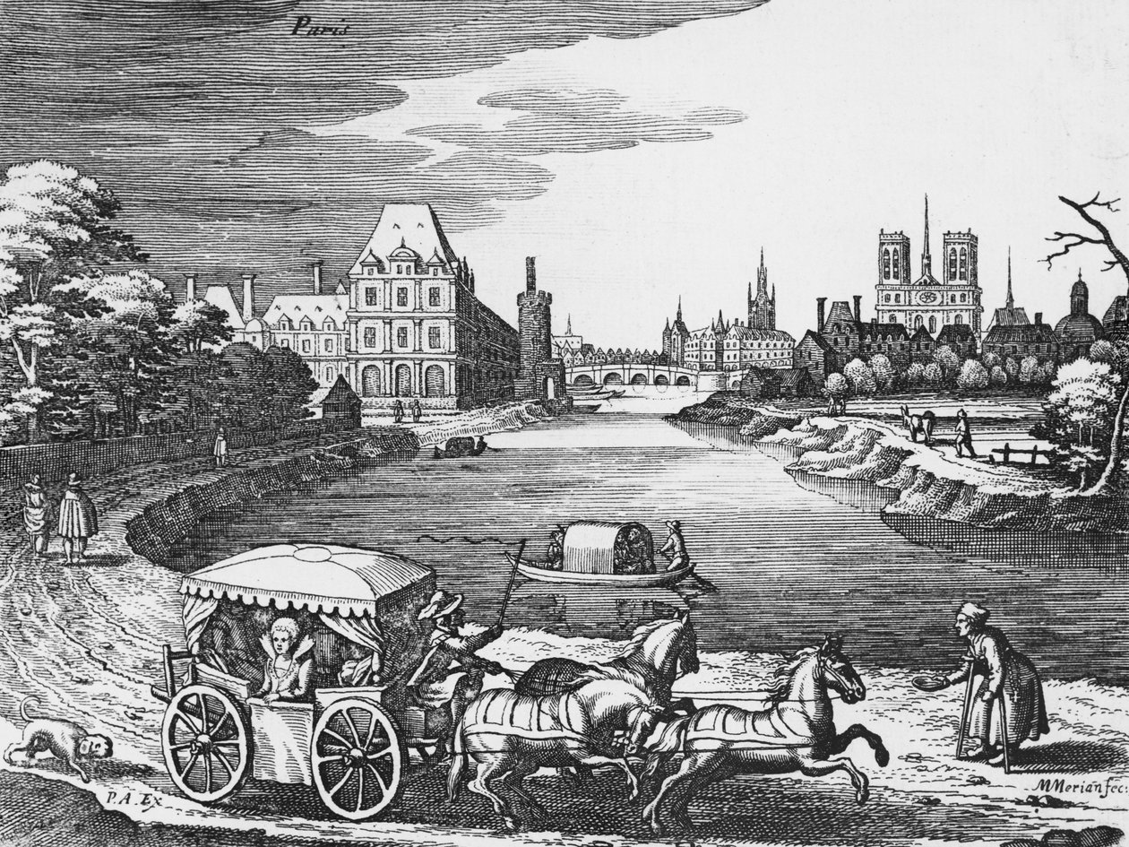Näkymä Louvreen ja Tuileries