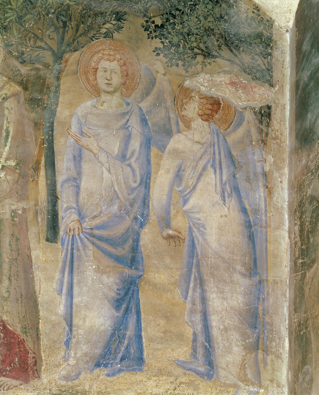 Enkelit Pyhän Jeanin kappelista, 1347 tekijältä Matteo Giovanetti