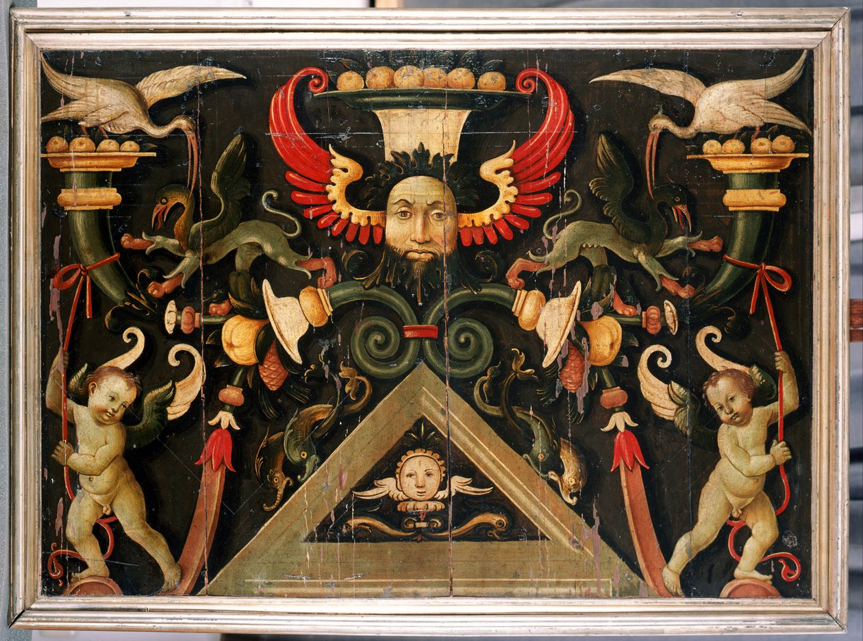 Groteskit, n. 1510-15 (tempera männyllä) tekijältä Matteo di Giuliano di Lorenzo Balducci
