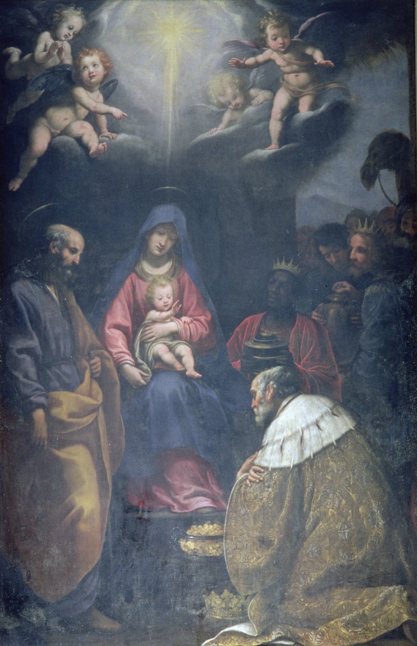 Maagien palvonta, 1629 tekijältä Matteo Rosselli