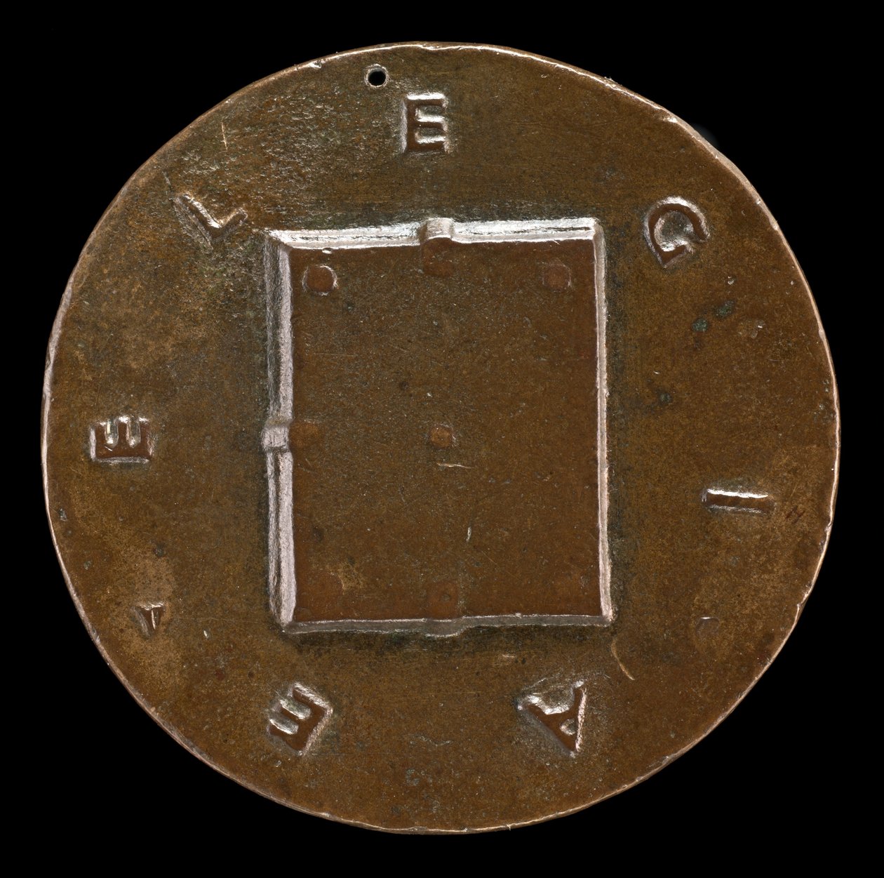 Suljettu kirja [käänteinen], c. 1446. tekijältä Matteo di Andrea de Pasti