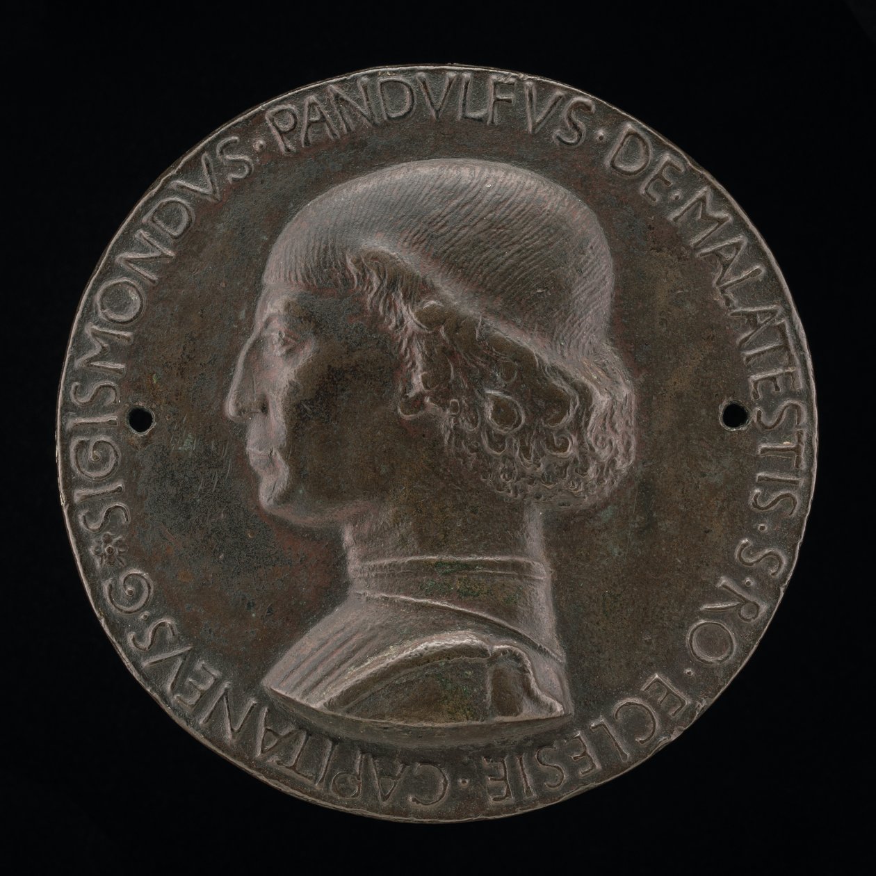 Sigismondo Pandolfo Malatesta, 1417-1468, Riminin ja Fanon herra [käänsi], 1446. tekijältä Matteo di Andrea de Pasti