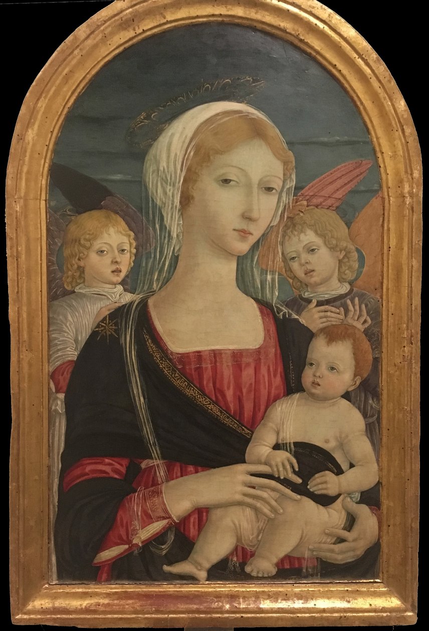 Matteo di Giovanni, Madonna ja lapsi sekä kaksi enkeliä tekijältä Matteo di Giovanni