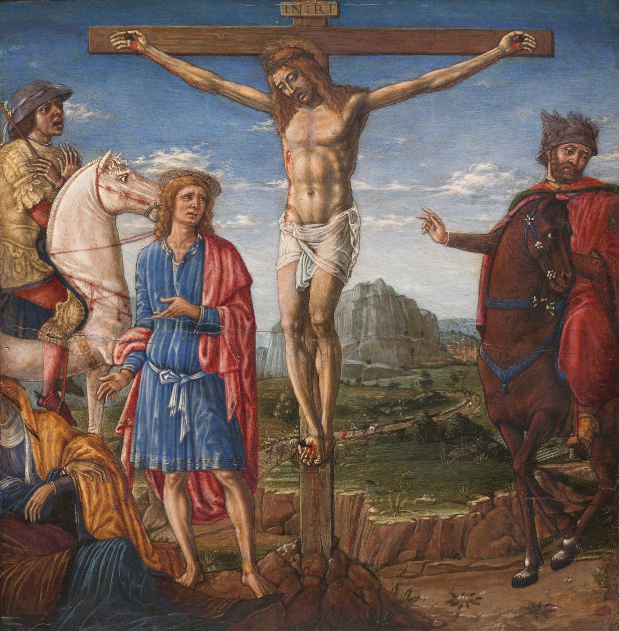 Ristiinnaulitseminen, 1470-luku. tekijältä Matteo di Giovanni