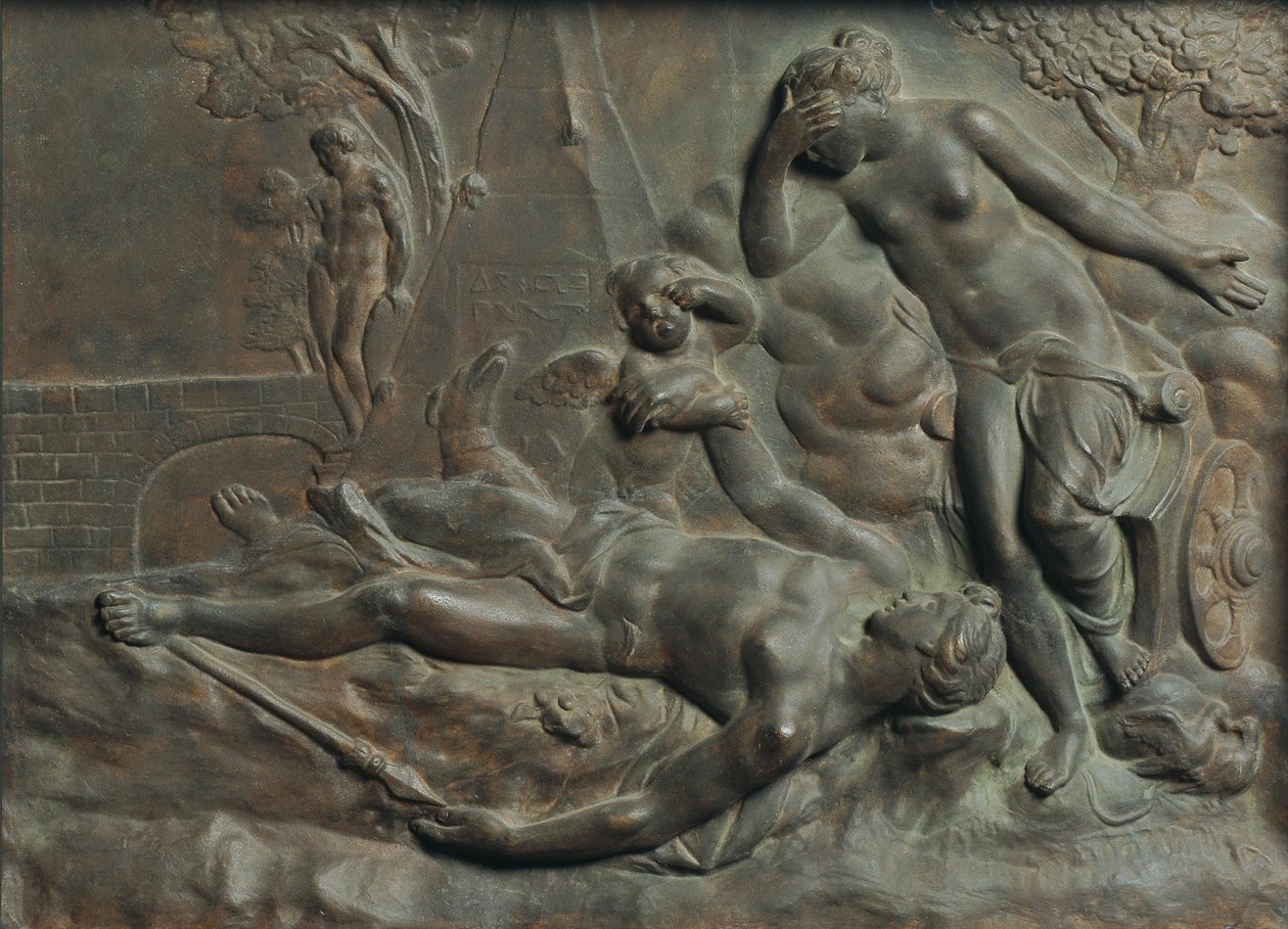 Venus beweint den toten Adonis tekijältä Matthäus Donner