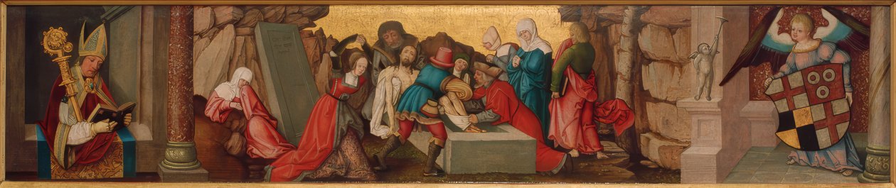 Kristuksen hautaaminen tekijältä Matthäus Gutrecht der Ältere