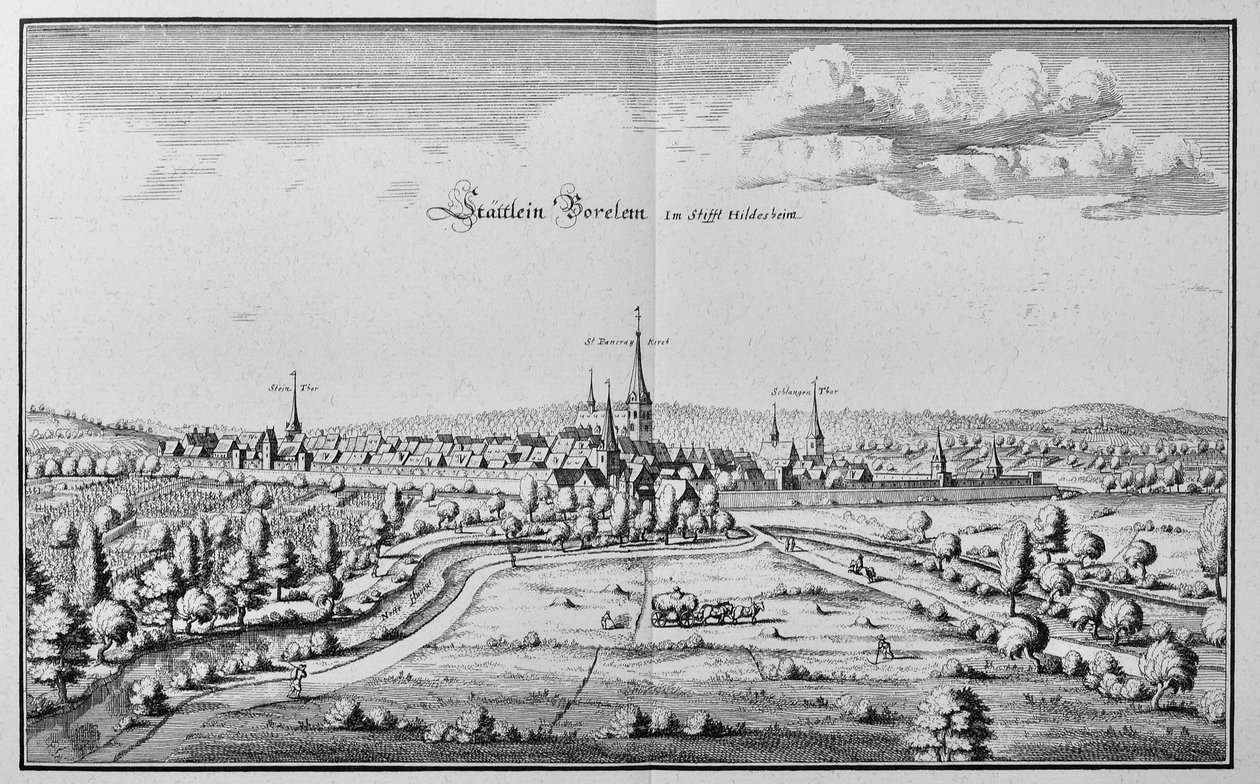 Bockenem, Niedersachsen, Saksa tekijältä Matthaus Merian