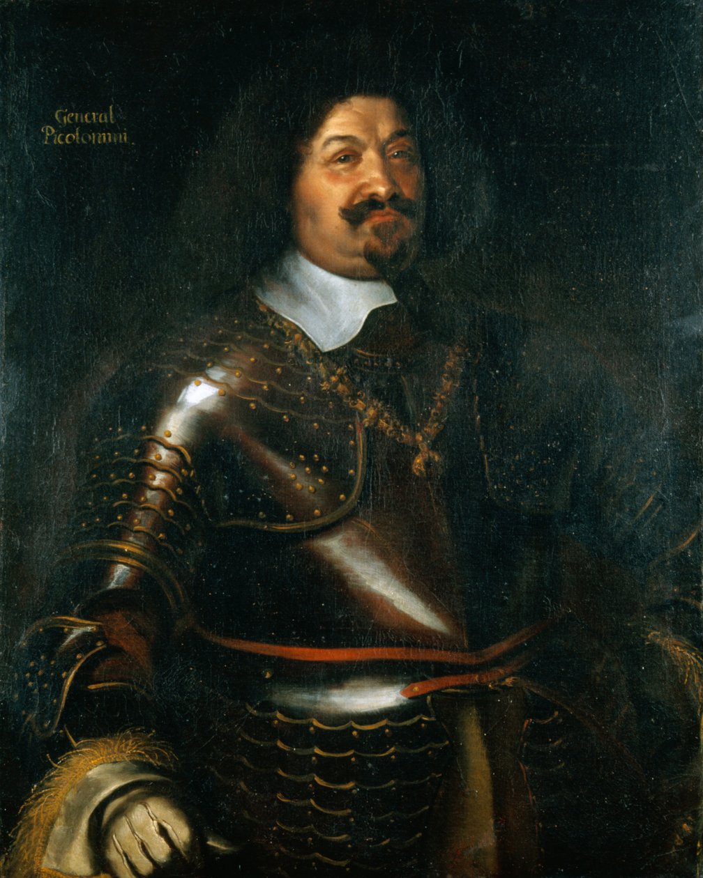 Prinssi Octavio Piccolominin muotokuva 1599-1656, Amalfin herttua, 1649. tekijältä Matthaeus Merian the Younger