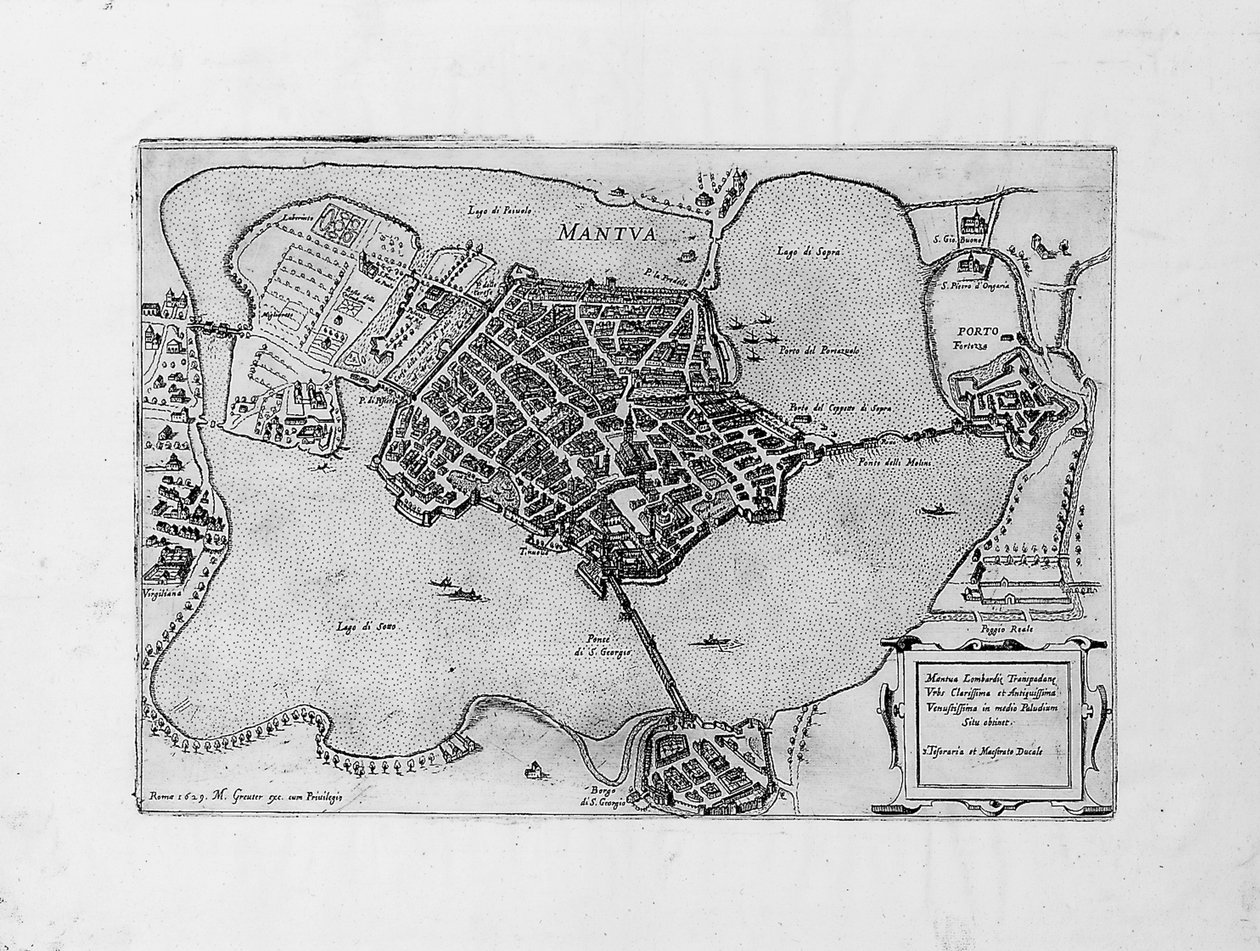 Mantova, 1629 tekijältä Matthaus Greuter